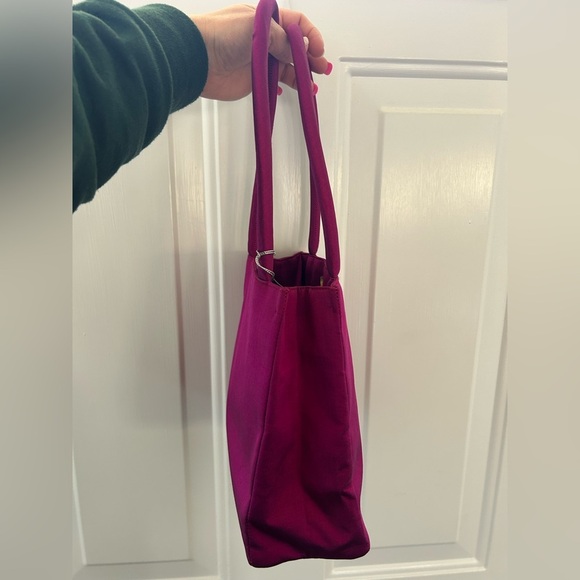 NWT Gecko Fuschia Silk Amber Bag - Picture 3 of 11